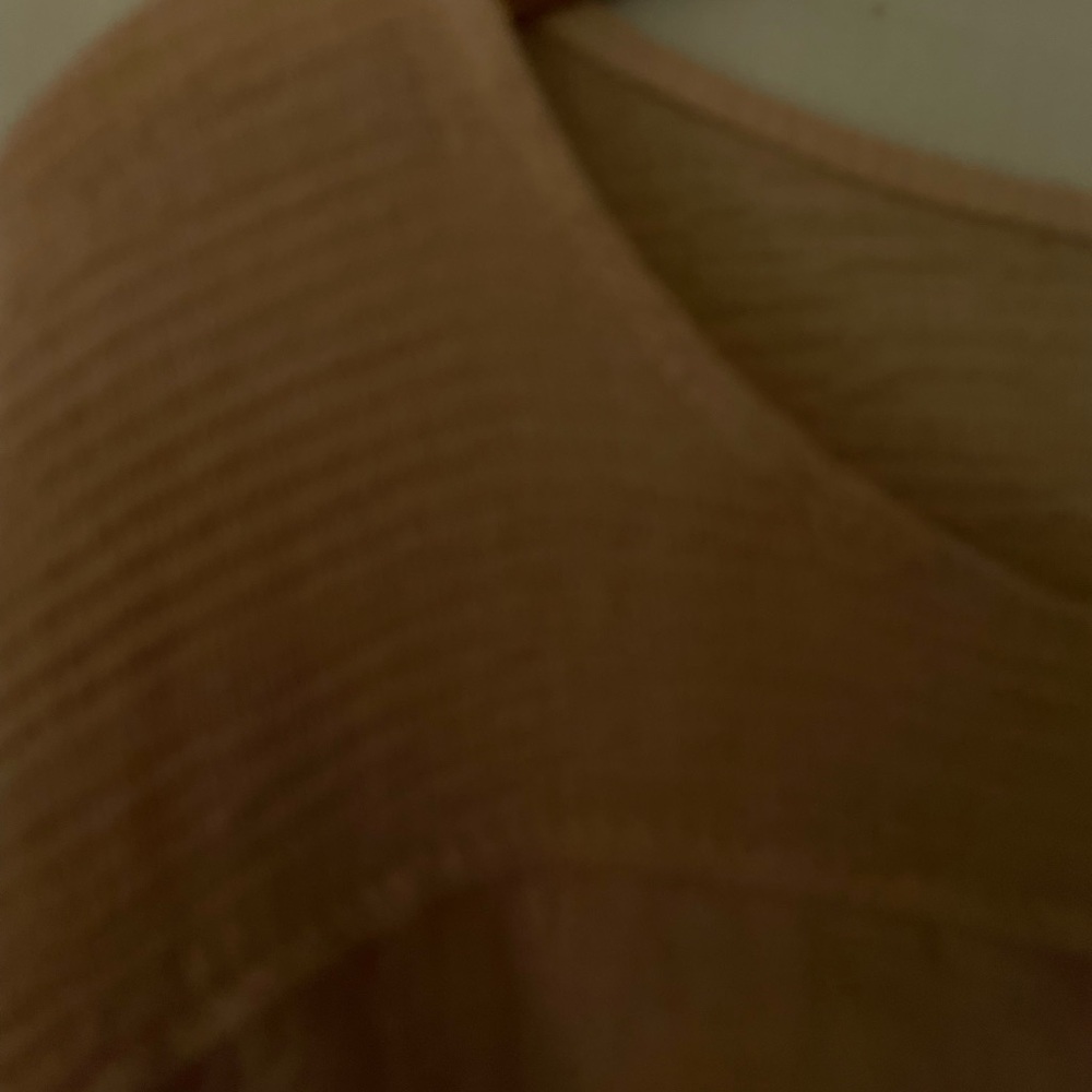 Lungo L’arno Linen Tunic Top 3X Plus Short Sleeves Blush Lagenlook made In Italy - Picture 3 of 8